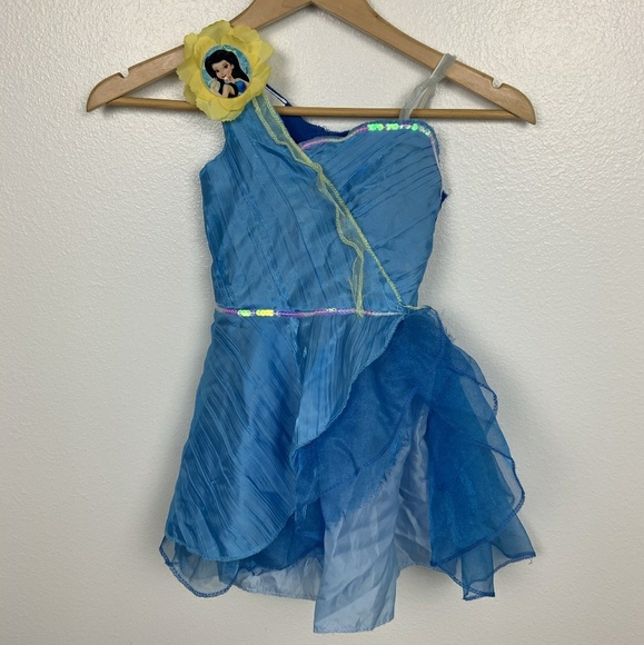 Disney Other - Disney Dress Silvermist & Tinker Bell Sz: 4-6X